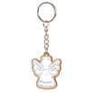 Fantasías Miguel Art.8893 Llavero Ángel Madera Con Repujado 4.6x3.7cm 1pz
