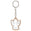 Fantasías Miguel Art.8893 Llavero Ángel Madera Con Repujado 4.6x3.7cm 1pz Natural