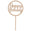 Fantasías Miguel Art.895 Pick Círculo Happy Birthday 23.5x12cm 1pz Natural
