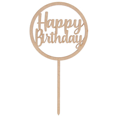 Fantasías Miguel Art.895 Pick Círculo Happy Birthday 23.5x12cm 1pz