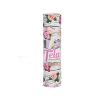 Art.9138 Rollo Tela Poliéster De Rosas