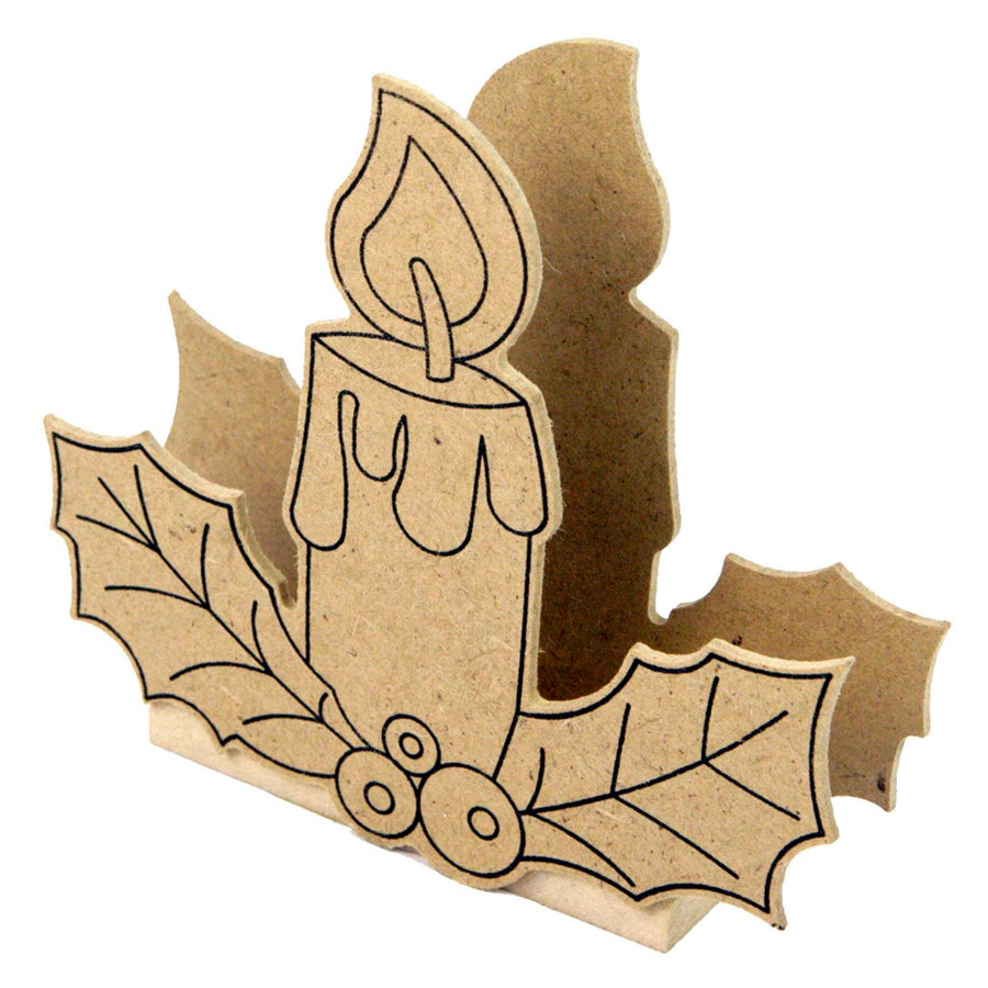 Art.9224 Servilletero Madera Vela