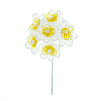 Art.9366 Ramito Encaje Con Tul X6 Flores