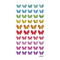 Art.9513 Calcomanía Mariposa Colores