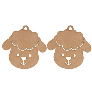 Art.9705 Llavero Cara Borreguito Mdf