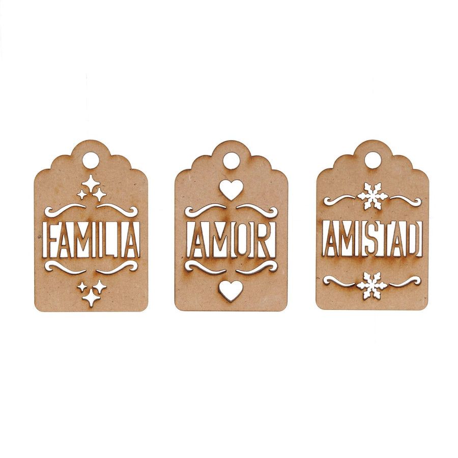 Art.9732 Tags Deseos Mdf
