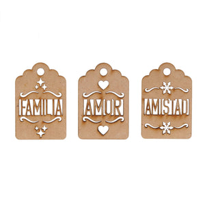 Art.9732 Tags Deseos Mdf