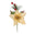 Fantasías Miguel Art.9859 Pick Nochebuena Terciopelo 16cm 1pz Oro