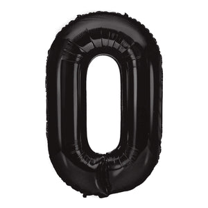 Art.9912 Globo Numero  1.07 M Negro