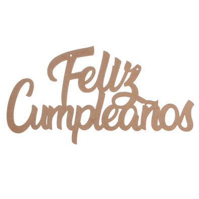 Fantasías Miguel Art.9996 Letrero Feliz Cumpleaños 53x103cm 1pz
