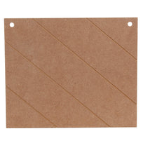 Art.9997 Let Rect Ranurado Diag 25x30cm
