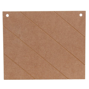 Art.9997 Let Rect Ranurado Diag 25x30cm