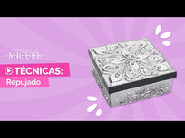 Art.1720 Estuche Económico De Repujado 9cm aprox 5pz