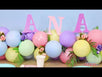 Fantasías Miguel Clave:EZ407 Centro De Mesa Con Globos Y Flores