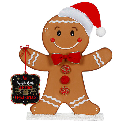 Fantasías Miguel Art.10793 Letrero Navidad Color Negro 17cm 1pz