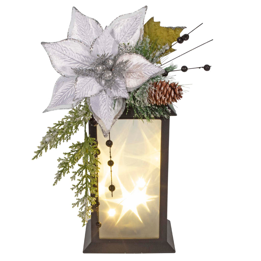 Art.1576 Quinqué Plástico Estrellas Con Luz 29.5x14cm 1pz