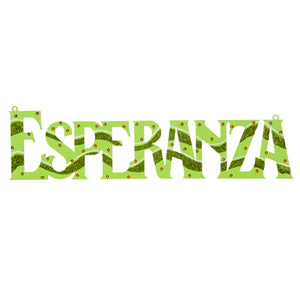 Letrero Esperanza Espirales