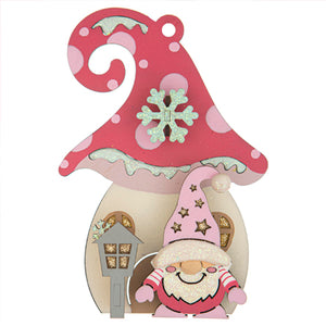 Esfera 3d Gnomo Rosa