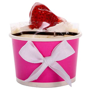 Vasito Botanero Con Listón Popotillo