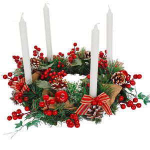 Corona De Adviento Rustica