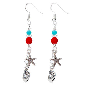 Aretes Con Dijes Marinos