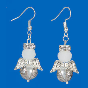 Aretes De Angelitos Blancos