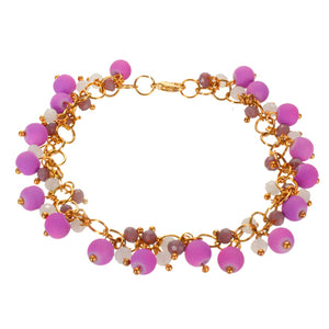 Pulsera Engarzada Con Cuenta Caucho