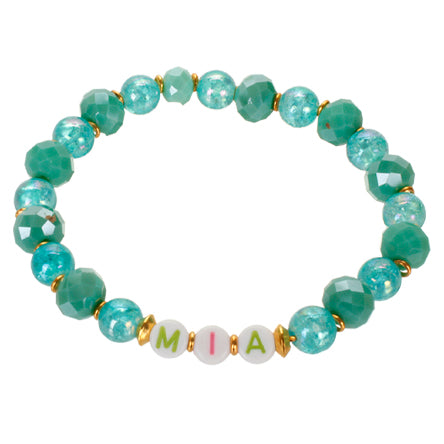 Pulsera Con Rondeles Y Ycuenya Aro