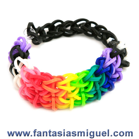 Pulsera Doble Rombo Multicolor