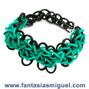 Pulsera Mariposa Negro/Agua