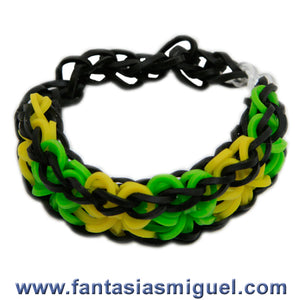 Pulsera Estrella Limón-Amarillo-Negro