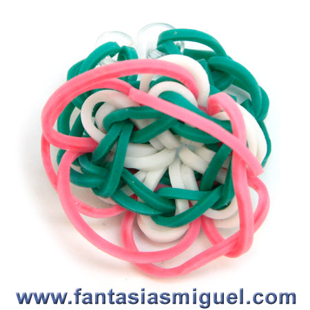 Anillo Con Ligas, Agua Blanco Rosa