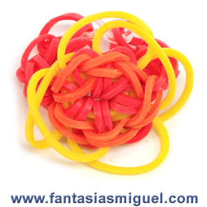 Anillo Flor, Amarillo Rojo Naranja