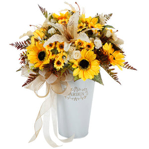 Arreglo De Girasoles Con Lily