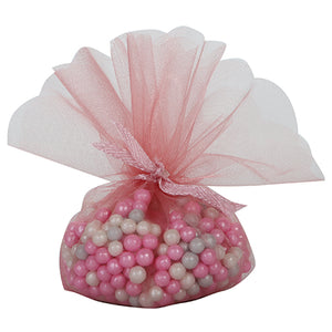 Bolsa De Organza Rosa