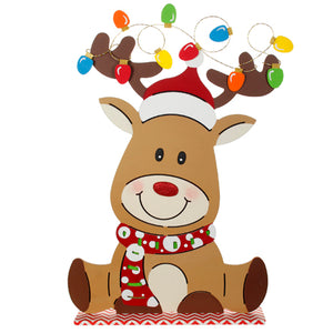 Reno Con Luces Multicolor