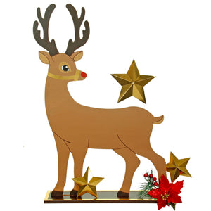 Venado Con Estrellas Oro