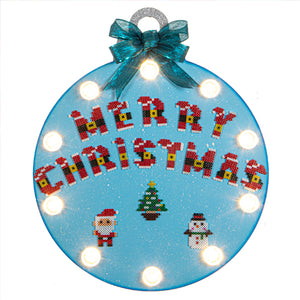 Esfera Merry Christmas Cuentas De Tubitos