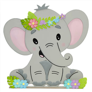 Elefante Con Flores