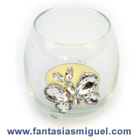 Portavela Cristal