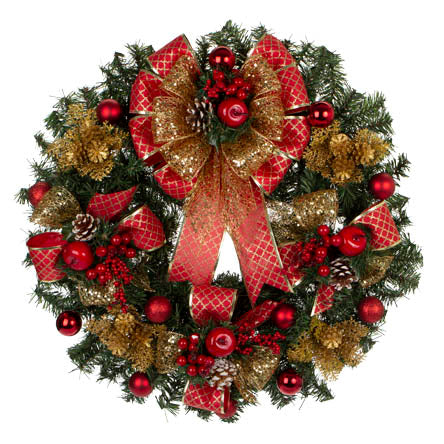 Corona Con Pick De Navidad Diamantado