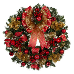 Corona Con Pick De Navidad Diamantado