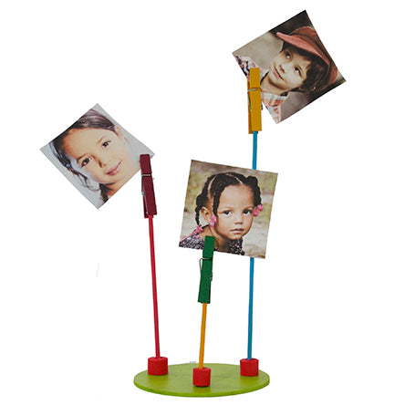 Porta Retrato Con Pinzas