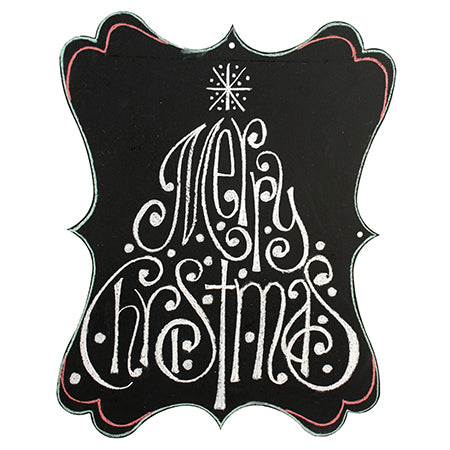 Adorno Pizarrón Feliz Navidad