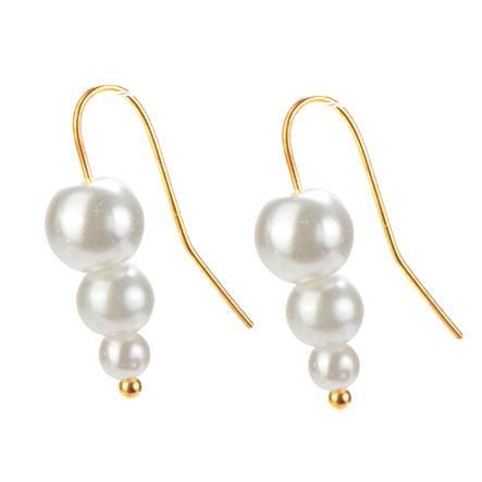 Aretes Tres Perlas