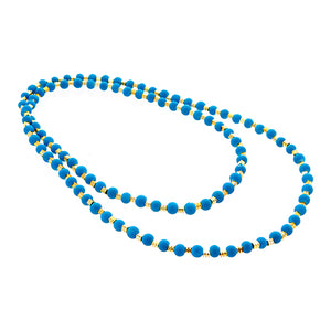 Collar Azul-Oro
