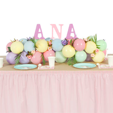 Fantasías Miguel Clave:EZ407 Centro De Mesa Con Globos Y Flores