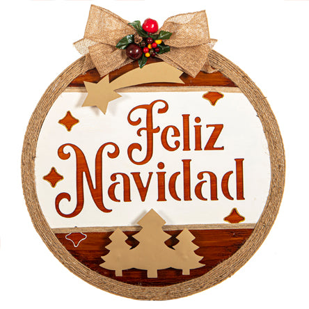 Esfera Navidad Rustica