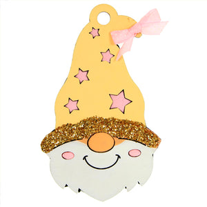 Gnomo Estrellas Rosas