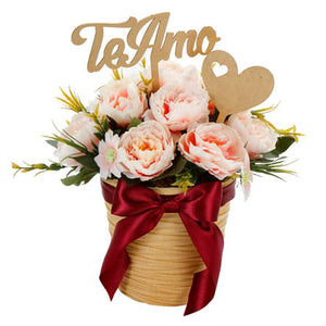 Arreglo De Flores Para Boda Vino- Oro